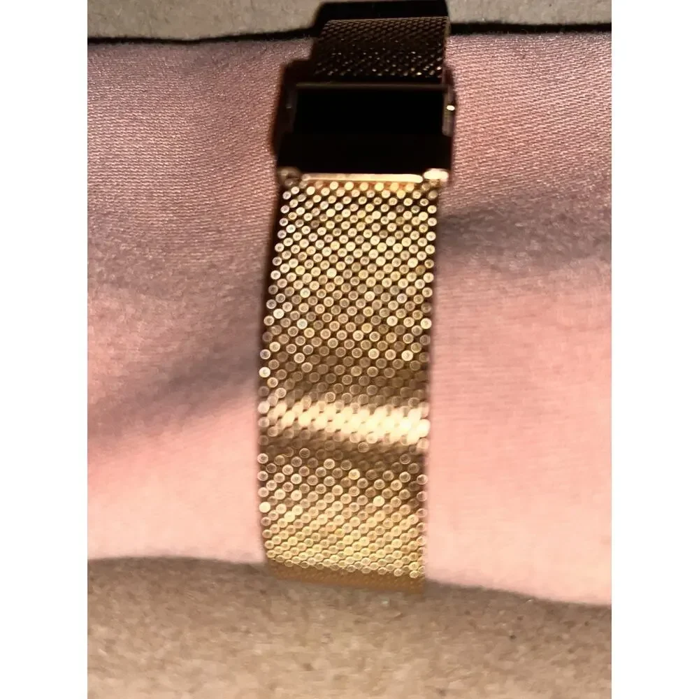 Forsining Women's Rose Gold Automatic Mechanical Skeleton Transparent Watch